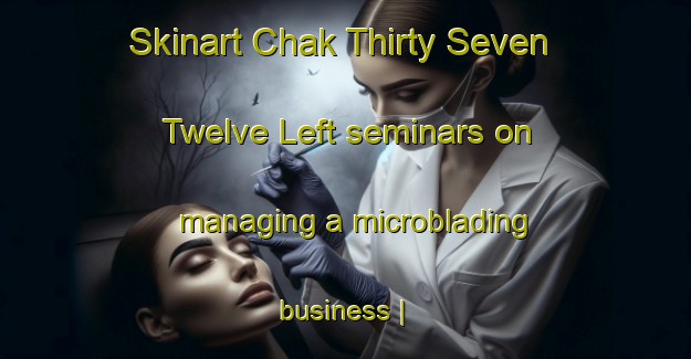Skinart Chak Thirty Seven Twelve Left seminars on managing a microblading business | MicrobladingTraining | MicrobladingClasses | SkinartTraining-Pakistan